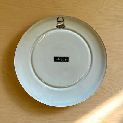Bird Ceramic Wall Plate – alternate angle | INARA