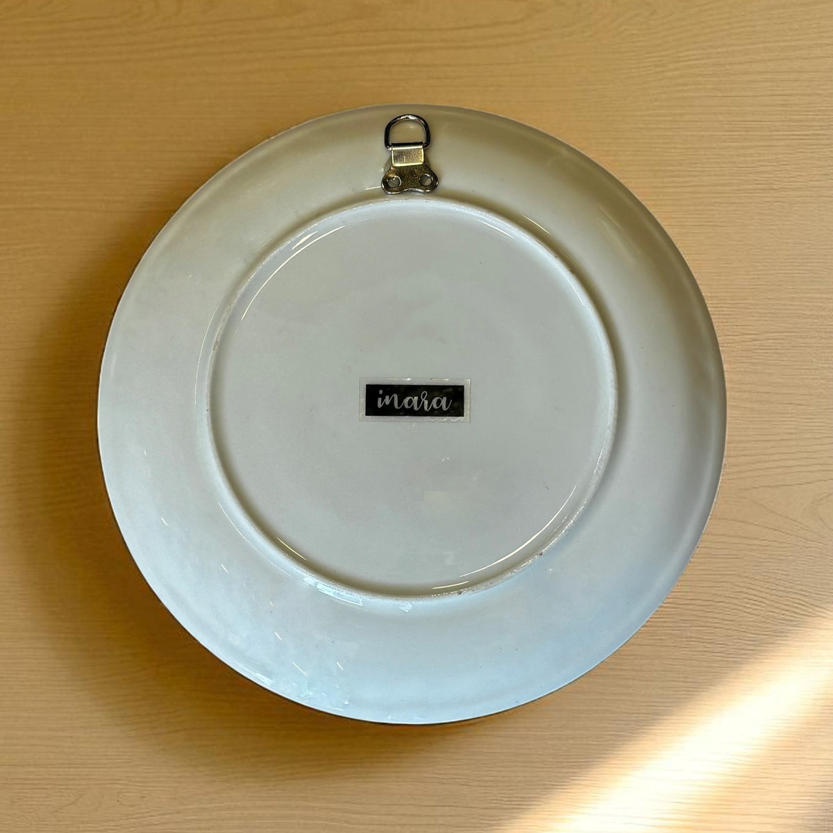 Bird Ceramic Wall Plate – alternate angle | INARA