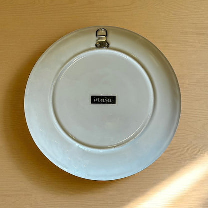 Bird Ceramic Wall Plate – alternate angle | INARA