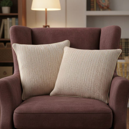 Blue & Red Cotton Cushion Cover 18 x 18 – Introducing our exquisite red and blue cotton cushion cover that will infuse a delightful charm | INARA
