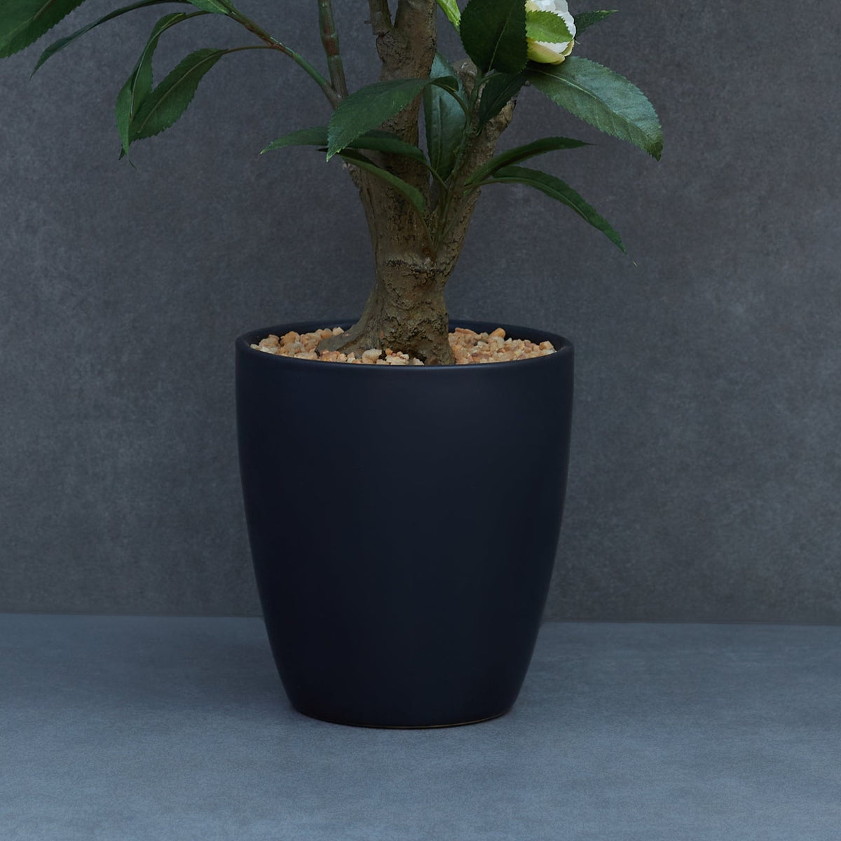 Artificial Camelia Plant With Ceramic Pot – another perspective | INARA