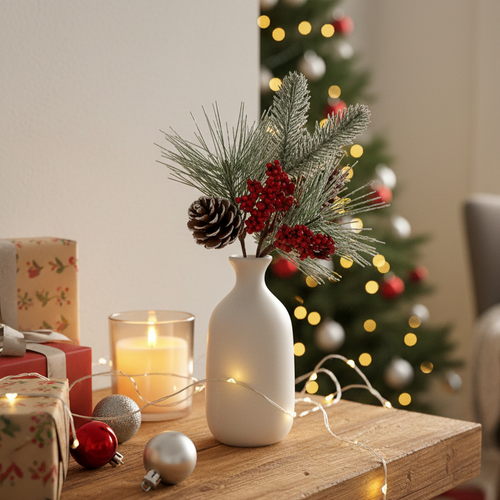 Christmas Decoration- Snowflake Picks – decorative objects & figurines home decor piece | INARA