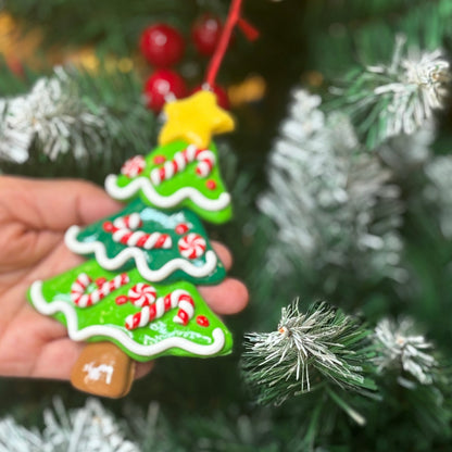 Christmas Ornament - Christmas Tree Hanging – alternate angle | INARA