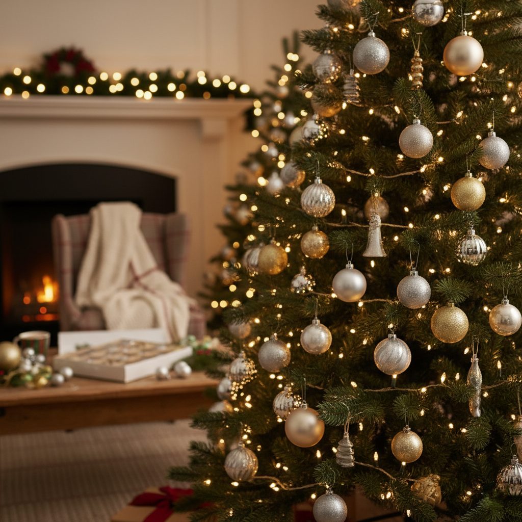 Christmas Tree Decoration Hanging Ornaments Gift Box – close-up detail view | INARA