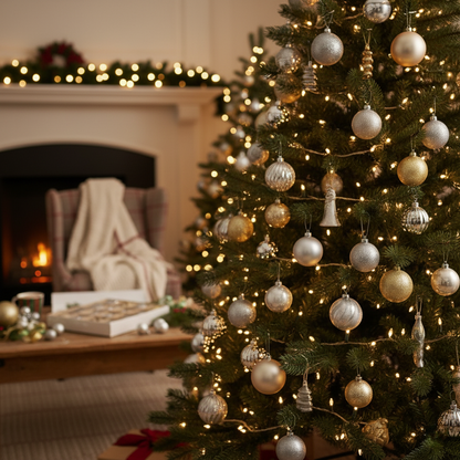 Christmas Tree Decoration Hanging Ornaments Gift Box – close-up detail view | INARA