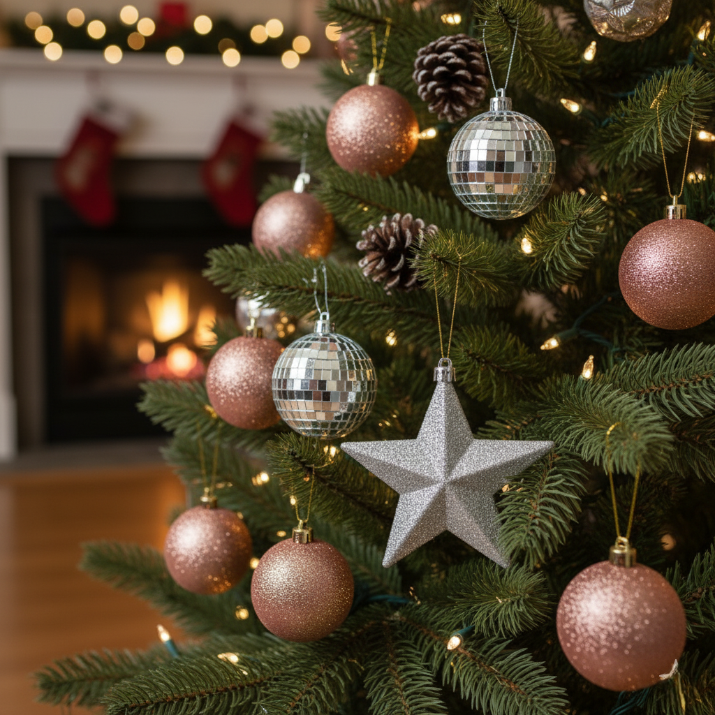 Christmas Tree Decoration Hanging Ornaments Gift Box – close-up detail view | INARA