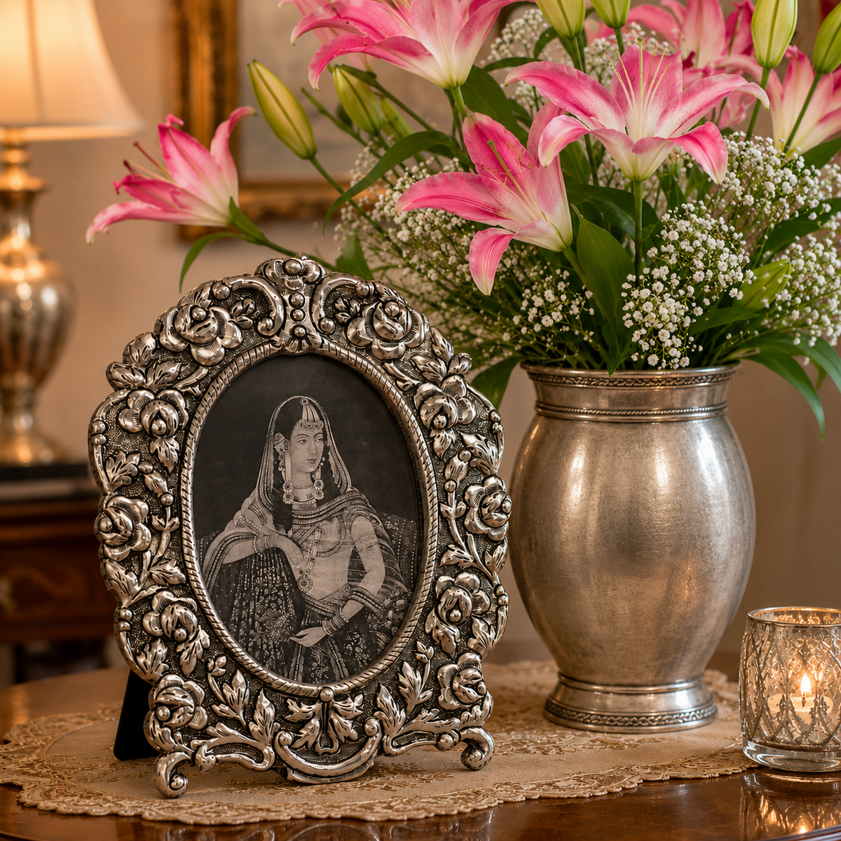 Florence Heirloom Frame – alternate angle | INARA