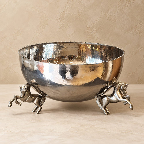 Handcrafted Majestic Horse Bowl