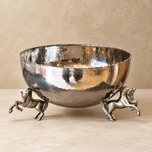 Handcrafted Majestic Horse Bowl
