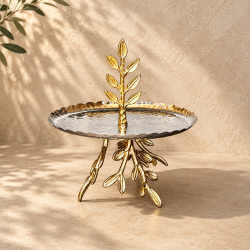 Leaf Single Tier Serving Stand
