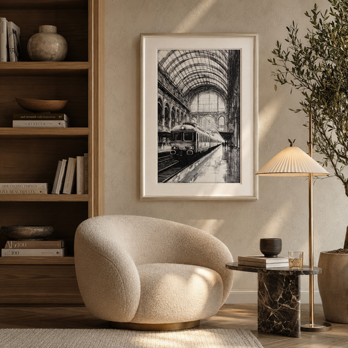 Mid-Night Express Canvas Wall Art – Keep away from direct sunlight and moisture | INARA