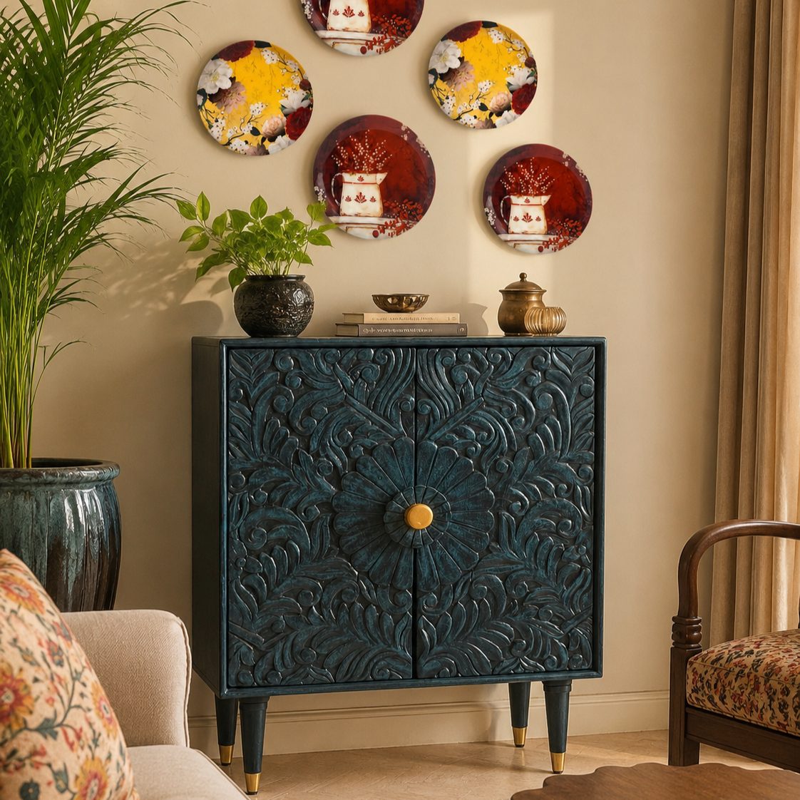 Midnight Mandala Wooden Carved Chests – Chests have long been more than storage, quietly safeguarding what matters most | INARA