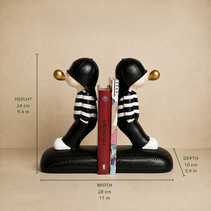 Bookend dimensions: height, width, and depth measurements