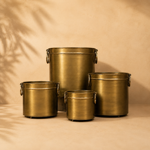 Vintage Brass Planter