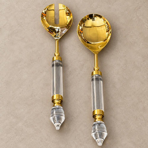 Opulent Gold Serving Cutlery Set
