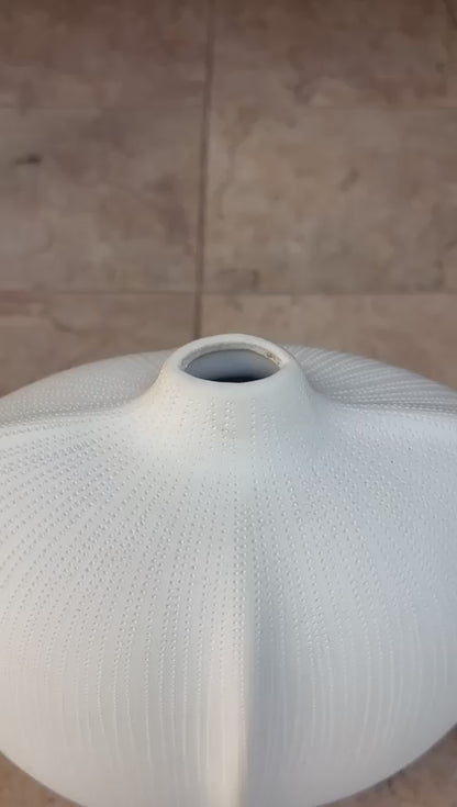 White Aura Ceramic vase