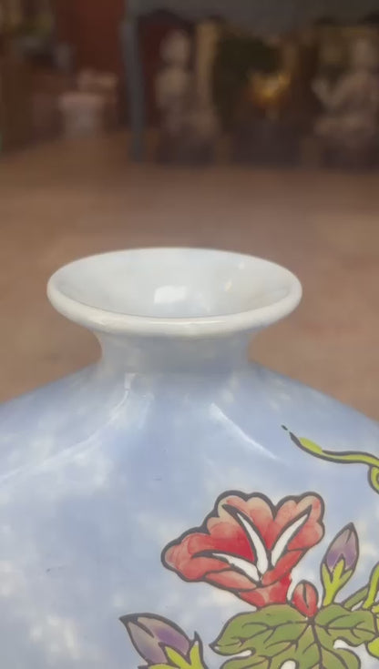 Blossom Whispers Ceramic Vase