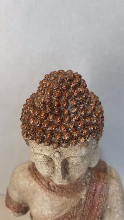 Serene Buddha Bust Sculpture