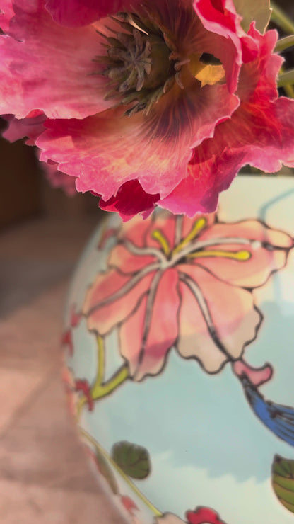 Lilies of Lagoon Ceramic Vase