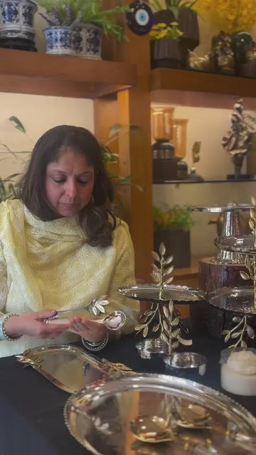 Antique Silver Serving Tong