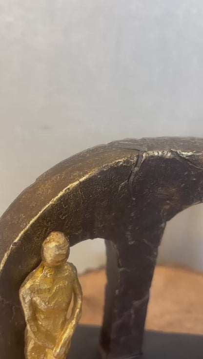 3 Pillar Couple Sculpture