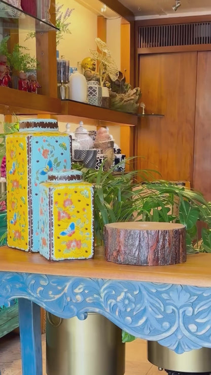Vibrant Bloom Cearmic Pot Vase