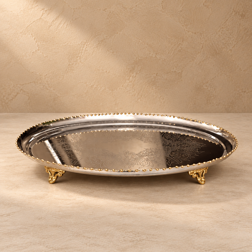 Brass & Steel Celebration Tray