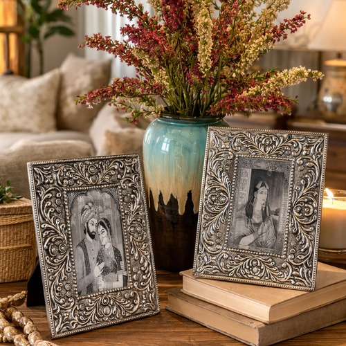 Silver Filigree Frame – In Indian homes, photographs were never just images | INARA
