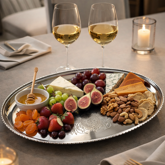 Brass & Steel Celebration Tray