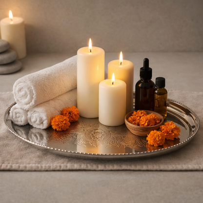 Brass & Steel Celebration Tray
