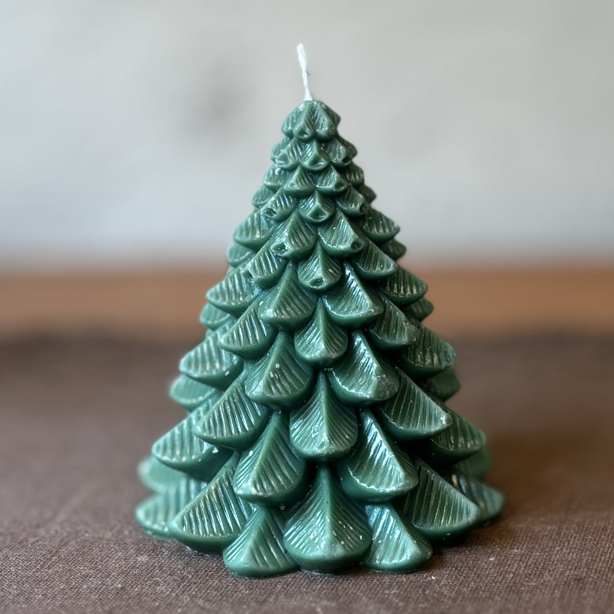 Tea Rose Christmas Tree Soy Candle - Green – decorative objects & figurines home decor piece | INARA