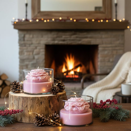 Tea Rose Soy Candle Jar