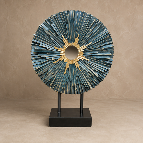 Radiant Decorative Sculpture On Stand