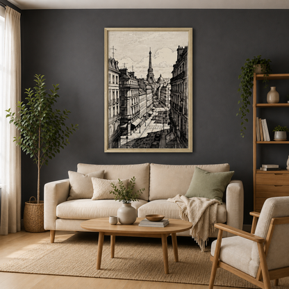 Classic Heritage Canvas Wall Art – wall art home decor piece | INARA