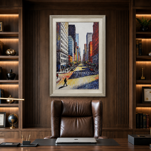 Cityscape Canvas Wall Art