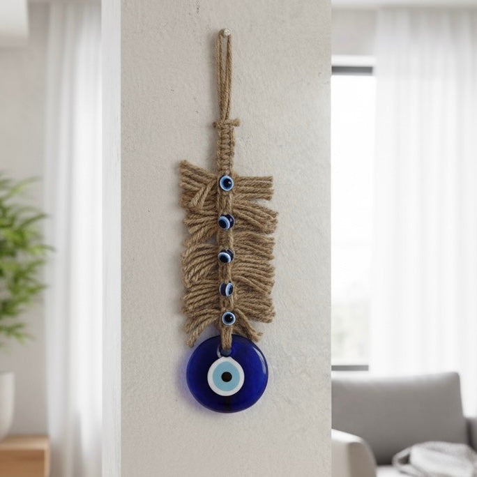 Turkish Rope Evil Eye – close-up detail view | INARA