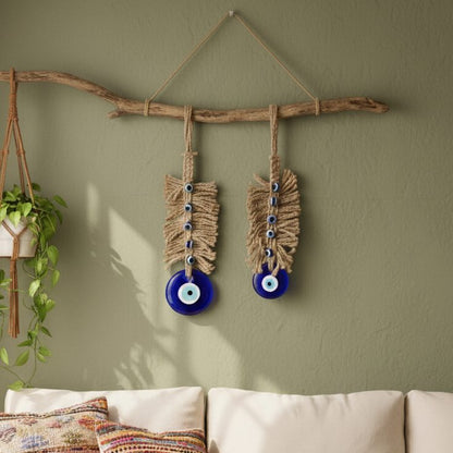 Turkish Rope Evil Eye – size and scale reference | INARA
