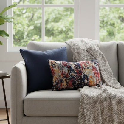 Modern Multicolor  Velvet Cushion Cover 12 x 18