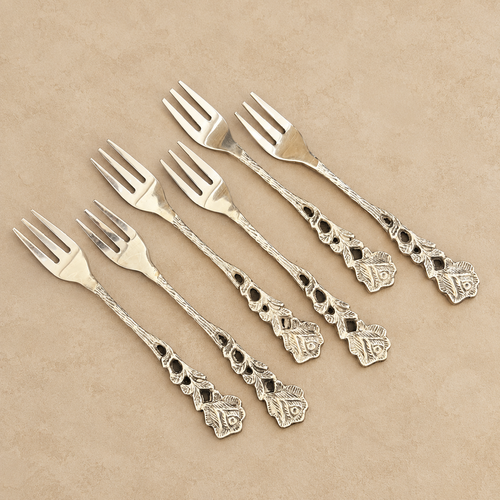 Rose Fruit Forks - Set of 6