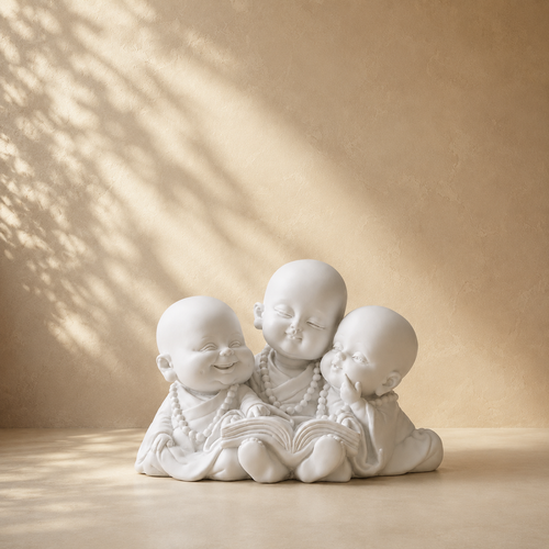 Cute Monk Figurines