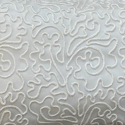 Modern White Velvet Cushion Cover 12 x 18 – full product view | INARA