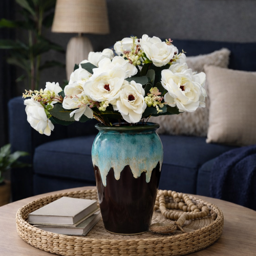 Artificial Wild Roses Flower Stem White – Add natural floral beauty to any space with our delicately crafted artificial wild roses flower | INARA