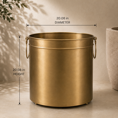 Vintage Brass Planter