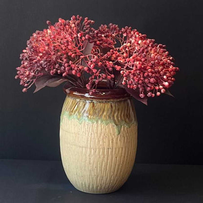 Artificial Berry Bunch Red INARA HOME DECOR