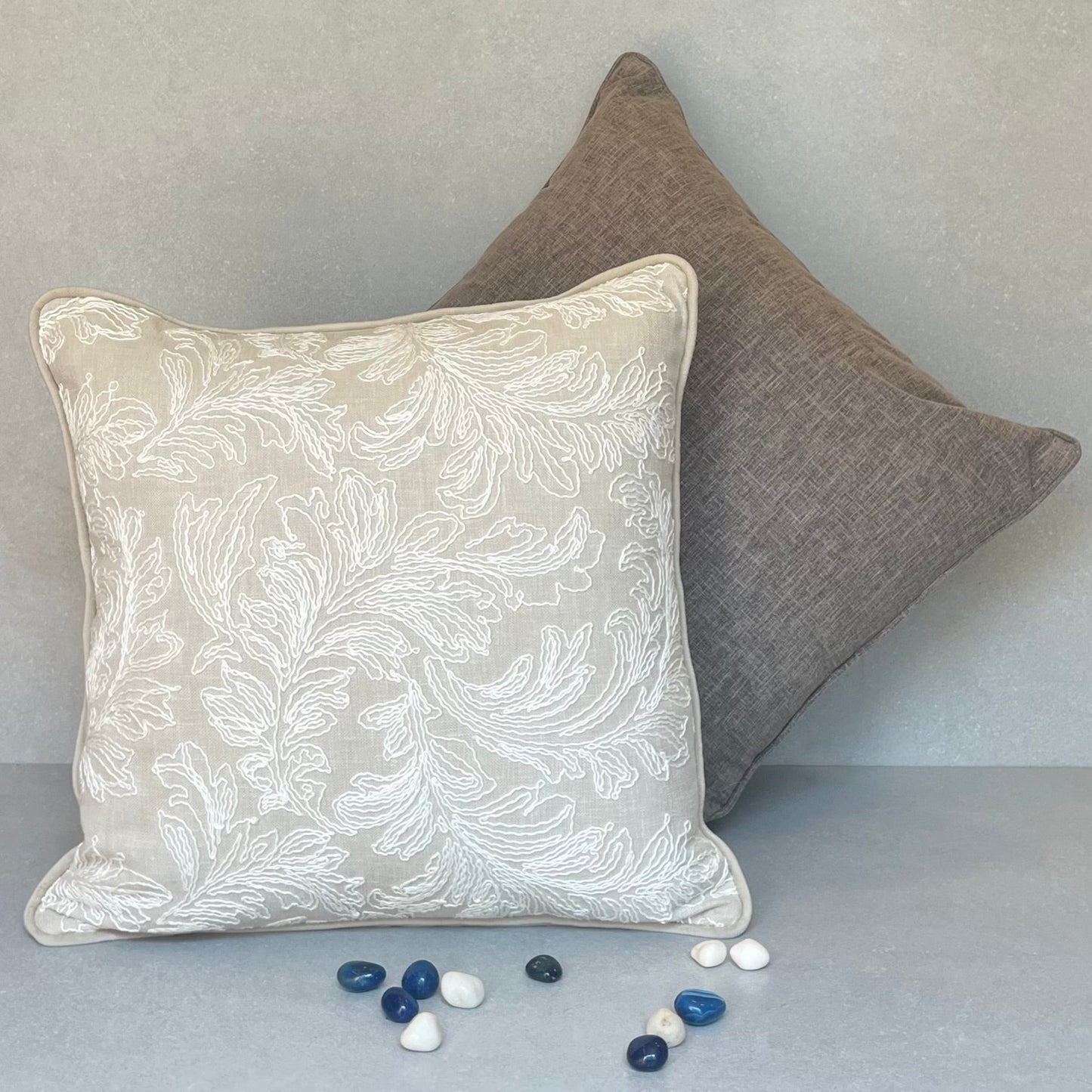 Solid Grey Cushion Cover 18 x 18