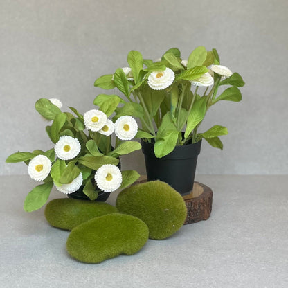 Artificial Daisy Pot