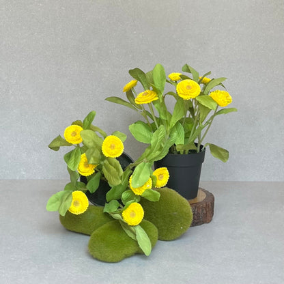 Artificial Daisy Pot