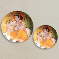 Krishna Ceramic Wall Plate