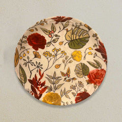 Monstera Leaf Ceramic Wall Plate