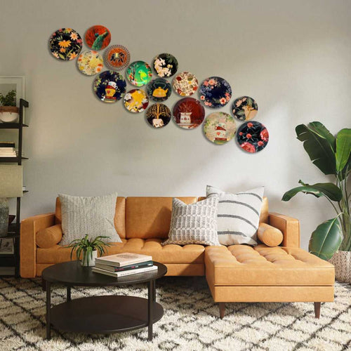 Monstera Leaf Ceramic Wall Plate